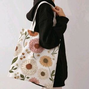 Flower Print Shoulder Bag